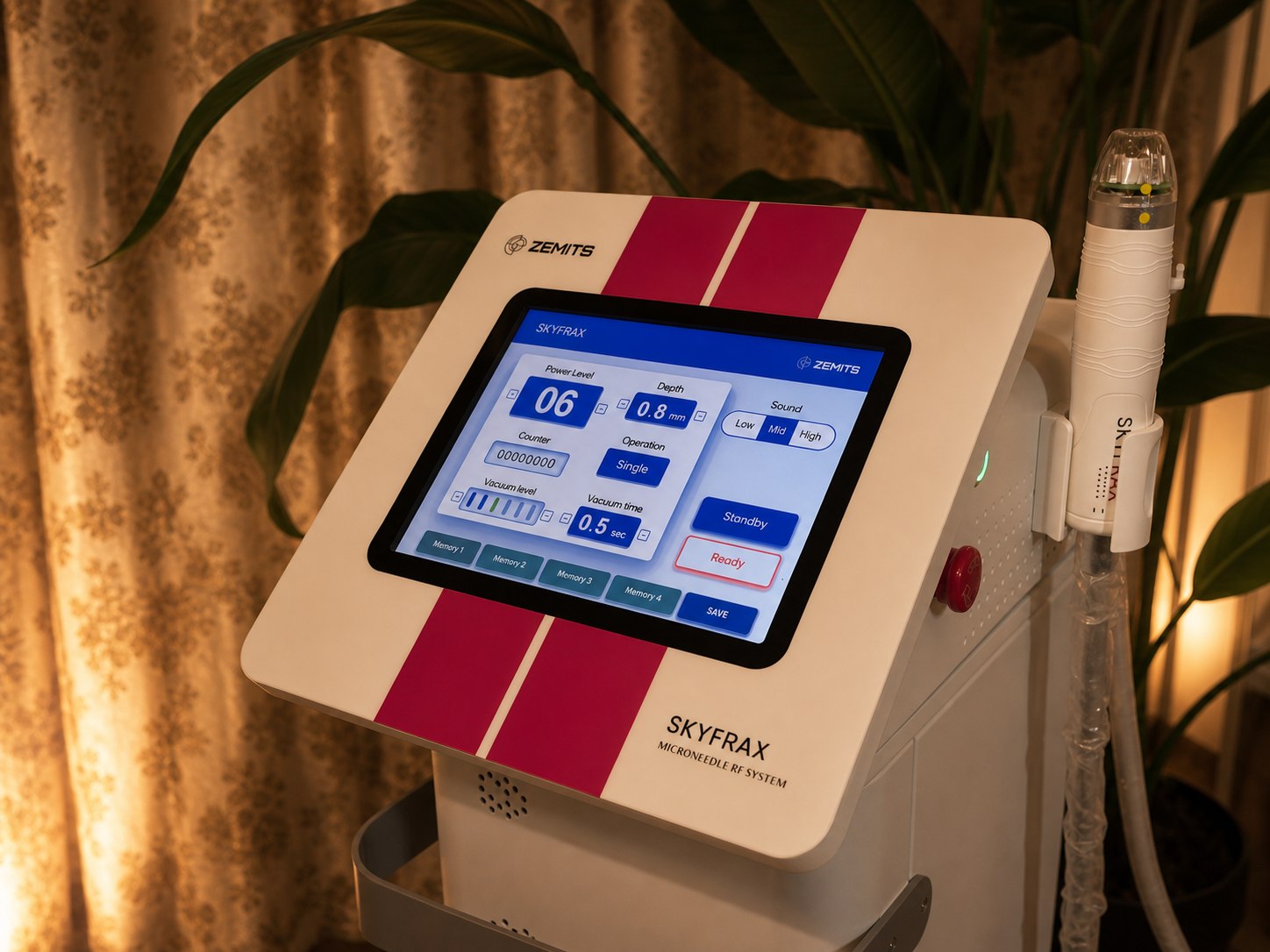 RF microneedling device at Joy's Beauty